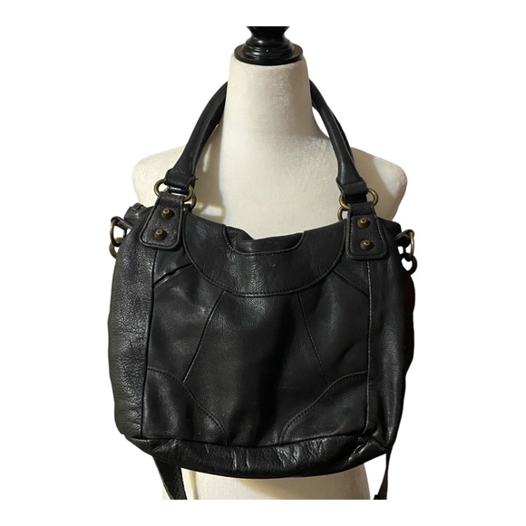 Liebeskind distressed leather shoulder bag/crossbody bag - Picture 3 of 16